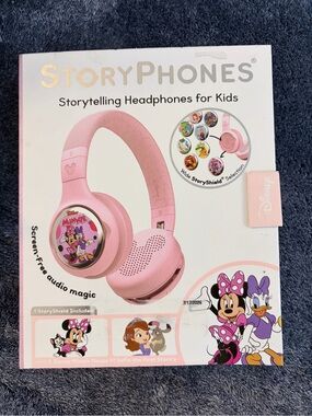 Disney Pink Minnie StoryPhones Kids Over-Ear Headphones